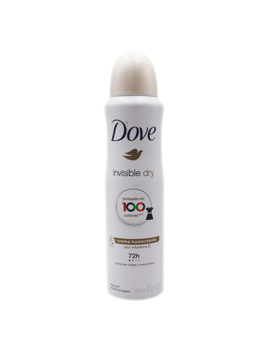 DOVE DESODORANTE SPRAY X 150 ML. INVISIBLE DRY
