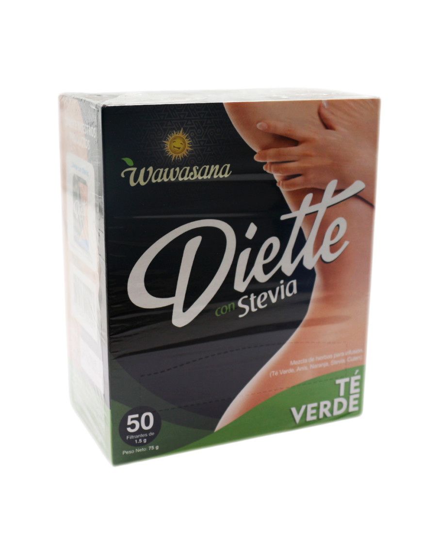 WAWASANA X 50 UN. TE VERDE DIETTE CON STEVIA