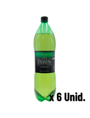 EVERVESS GINGER ALE X 1.5 LT X 6 UN