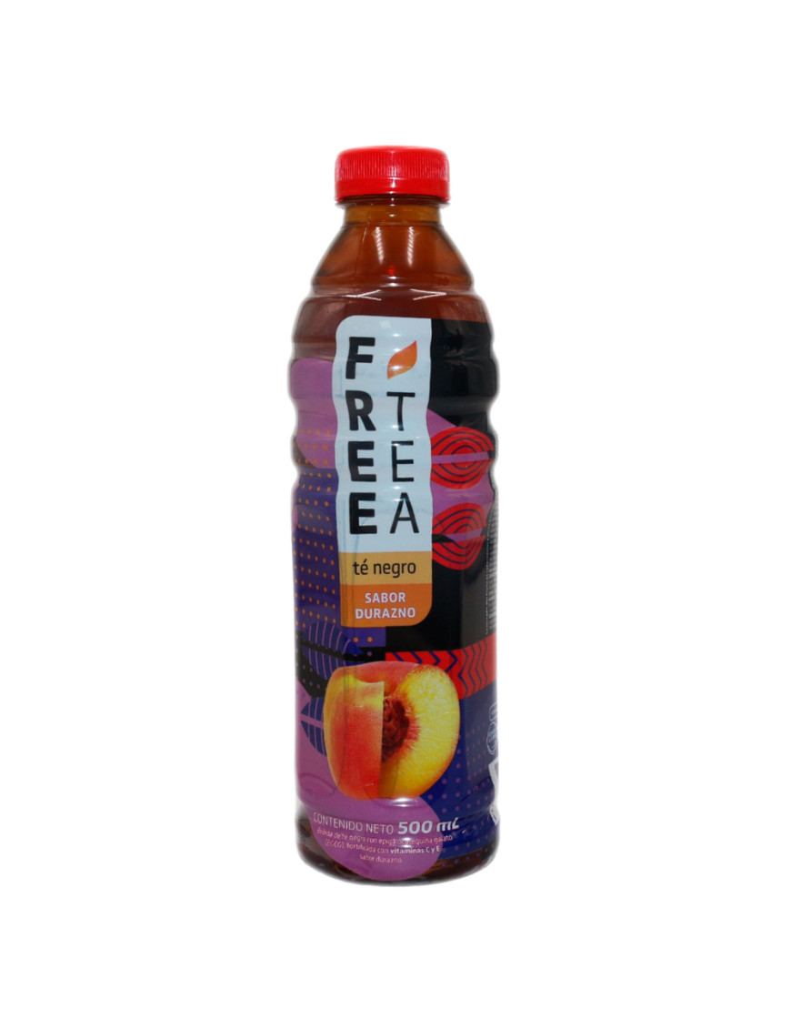 FREE TEA TÉ NEGRO X 500 ML DURAZNO