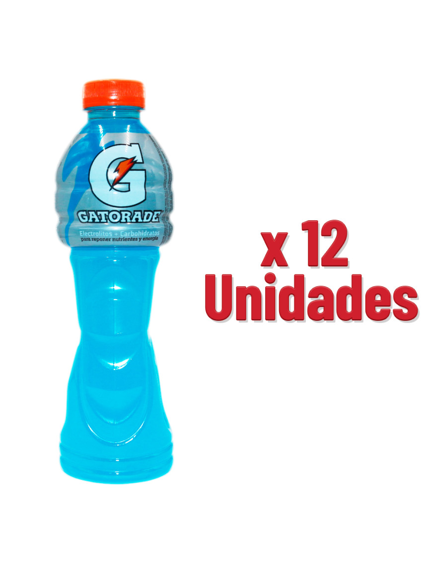 GATORADE BEBIDA REHID X 500 ML. COOL BLUE X 12 UN
