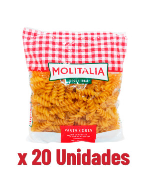 MOLITALIA FIDEO SOPA X 235 GR. TORNILLO X 20 UN.