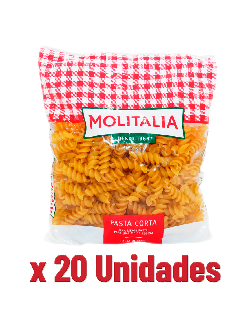 MOLITALIA FIDEO SOPA X 235 GR. TORNILLO X 20 UN.