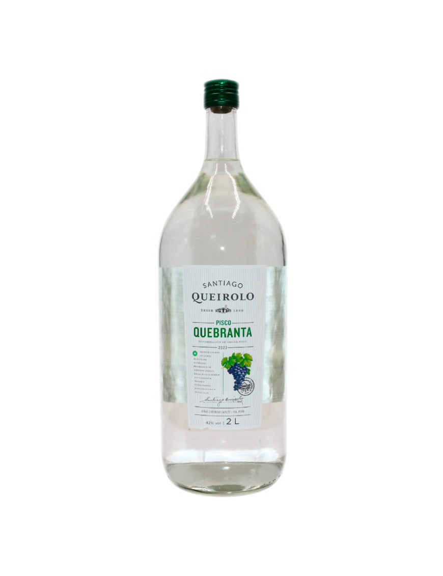 SANTIAGO QUEIROLO PISCO QUEBRANTA X 2 LT