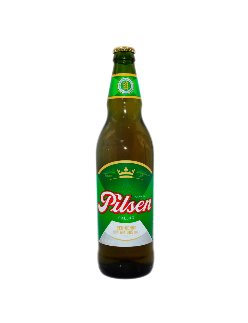 CERVEZA PILSEN BT X 630 ML.