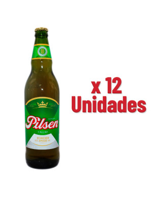 CERVEZA PILSEN BT X 630 ML. X 12 UNI.