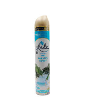 GLADE AMBIENTADOR SPRAY X 400 ML. PARAISO AZUL