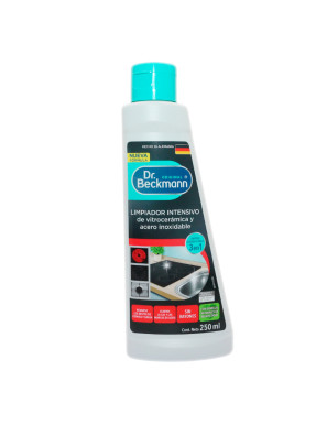 DR.BECKMANN LIMPIADOR INTENSIVO FC X 250 ML. VITROCERAMICA Y ACERO INOXIDABLE