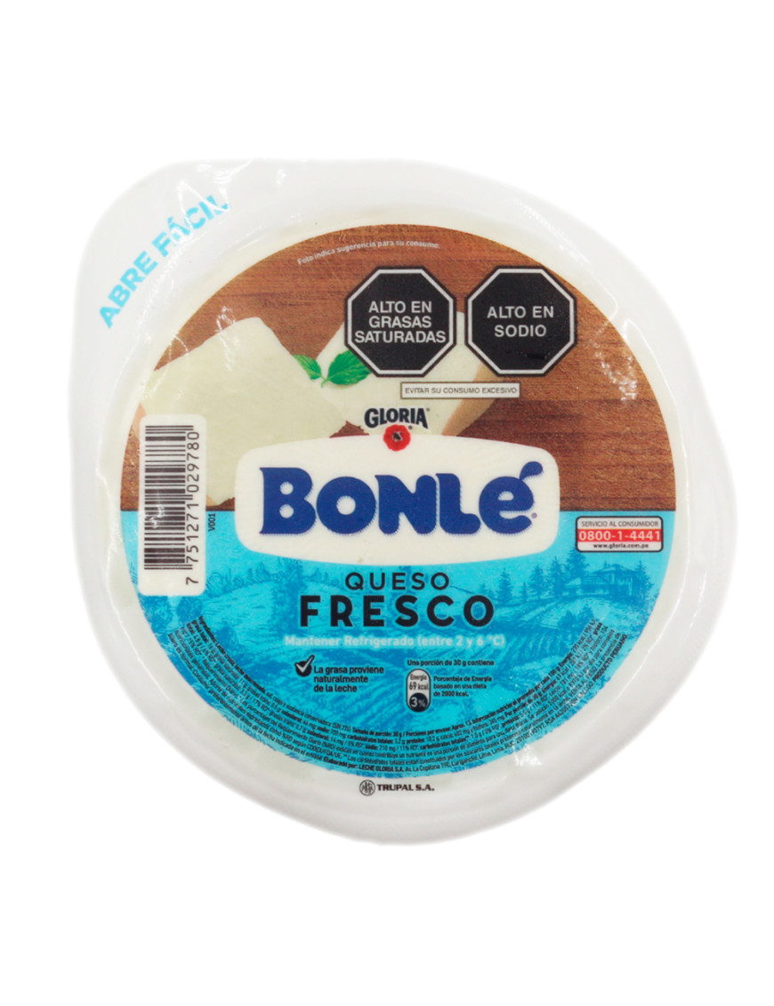 QUESO FRESCO BONLE DE GLORIA  X KG. (CHICO)