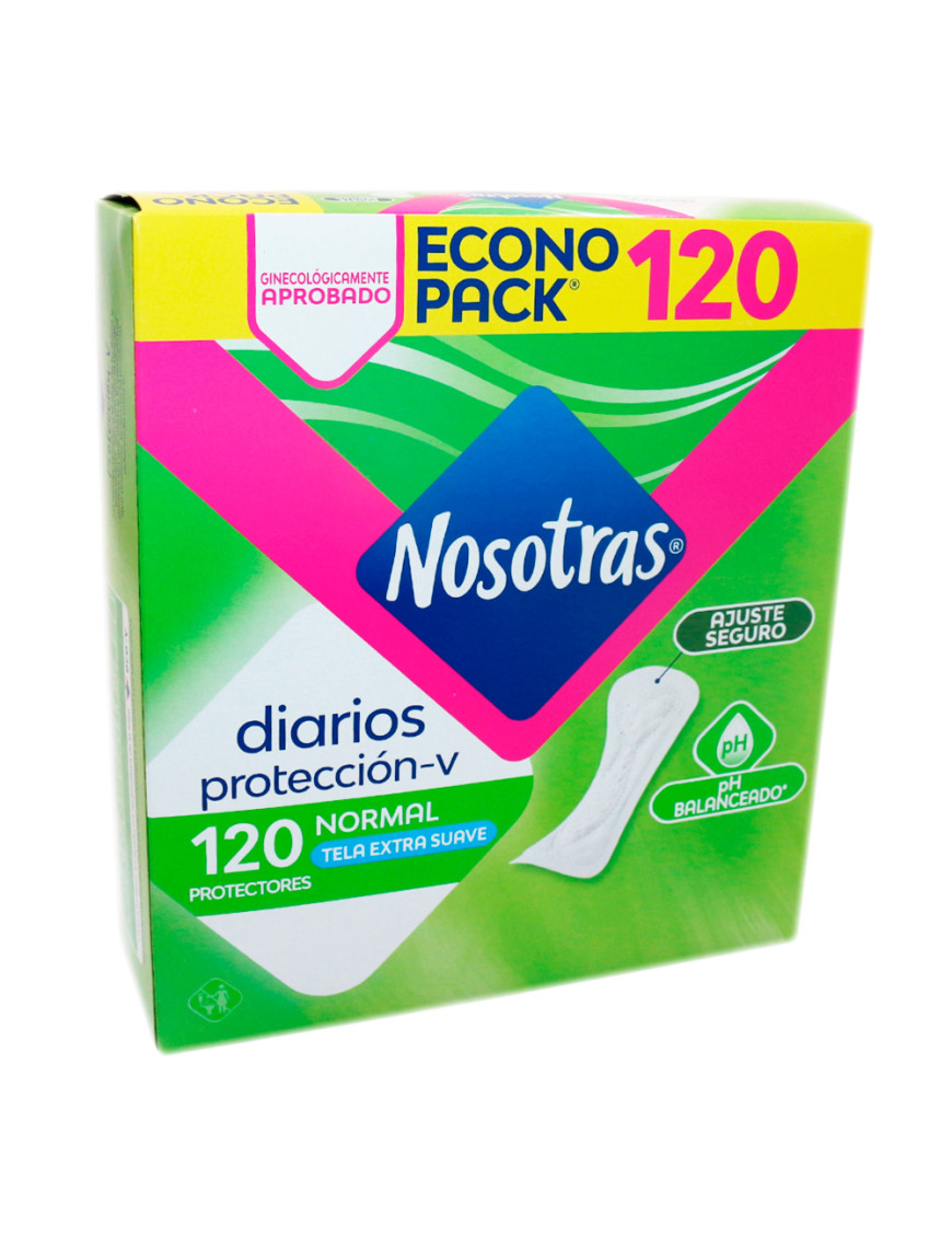 NOSOTRAS PROTECTORES DIARIOS X 120 UN. NORMAL