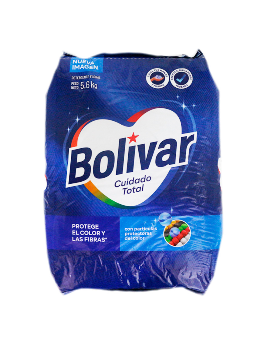 BOLIVAR DETERGENTE. X 5.6 KG. CUIDADO TOTAL