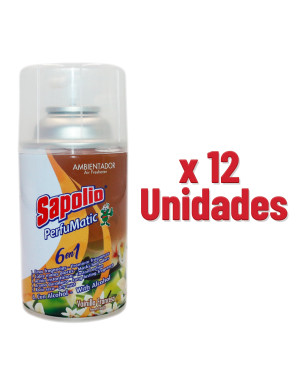 SAPOLIO PERFUMATIC X 240 ML. RPTO. VAINILLA FRANCESA X 12 UN.