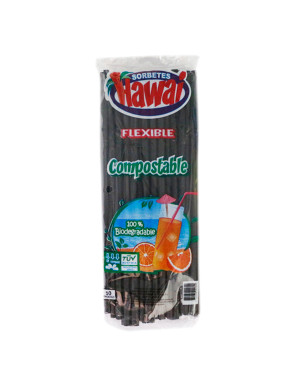 SORBETES FLEXIBLES X 50 UN. NEGROS