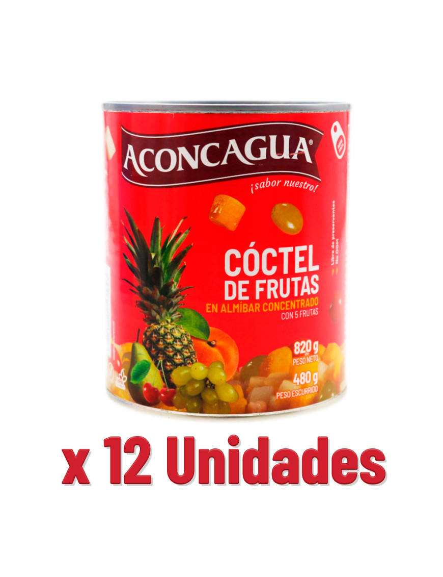 ACONCAGUA COCKTAIL DE FRUTAS X 822 GR. X 12 UN.