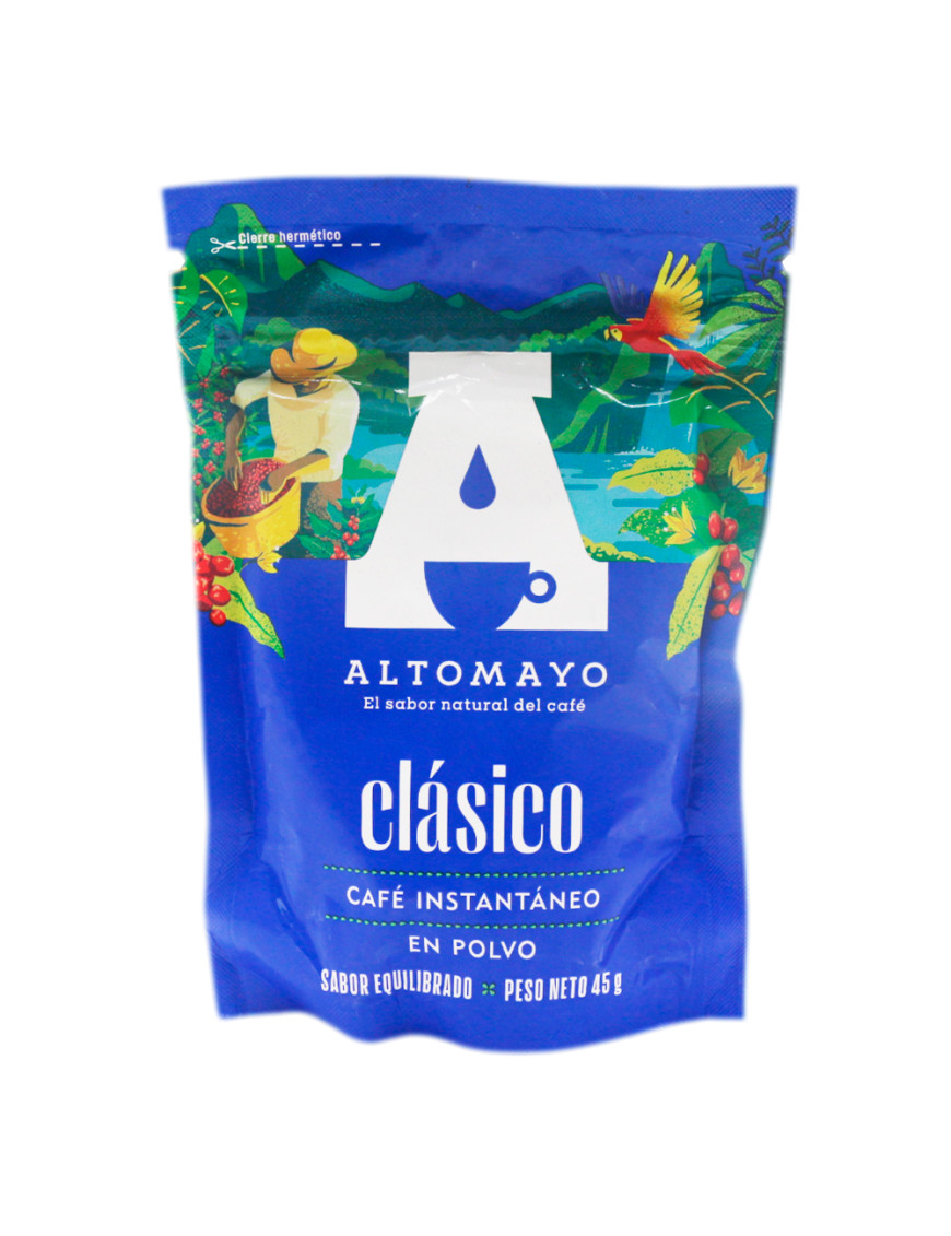 ALTOMAYO CAFE CLASICO INSTANTANEO DOY PACK X 45 GR.