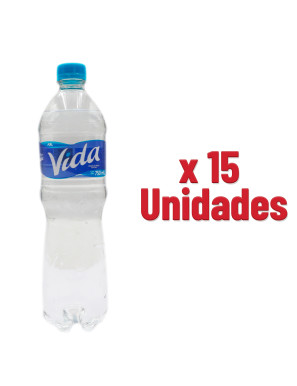 AGUA VIDA BOTELLA X 750 ML SIN GAS X 15 UN