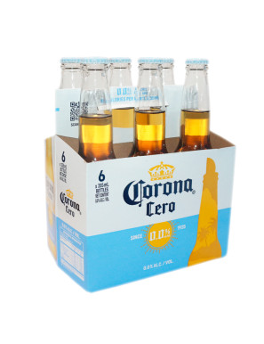 CERVEZA CORONA BT X 355 ML. CERO SIX PACK