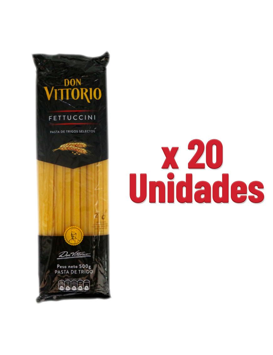 DON VITTORIO FETTUCCINI X 500 GR X 20 UN