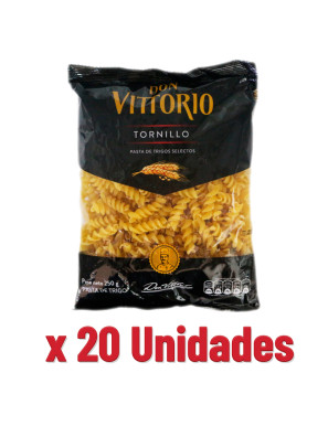 DON VITTORIO FIDEO SOPA X 250 GR. TORNILLO X 20 UN