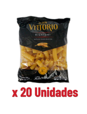 DON VITTORIO FIDEO SOPA X 250 GR. RIGATONI X 20 UN