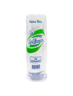 VASOS ACRILICOS Nº 5 OZ X 25 UN.
