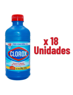 CLOROX LEJIA TRADICIONAL X 319 ML  X 18 UN.