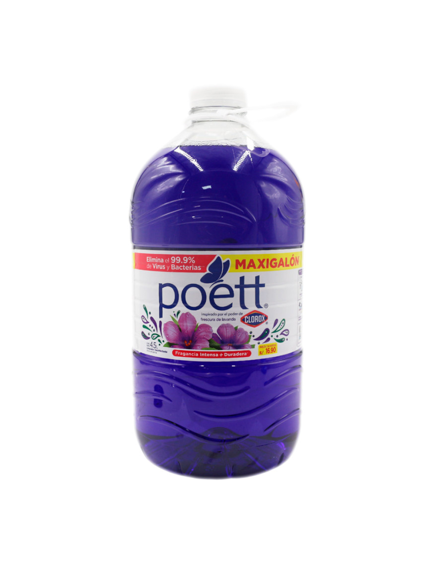 POETT AMBIENTADOR GALON 4.5 LT LAVANDA