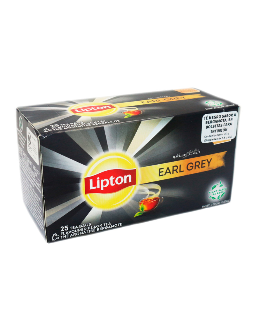 LIPTON TE NEGRO EARL GREY X 25 UN (EXO IGV)