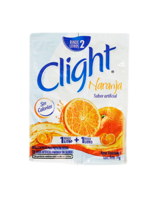 CLIGHT REFRESCOS X 14 GR. NARANJA