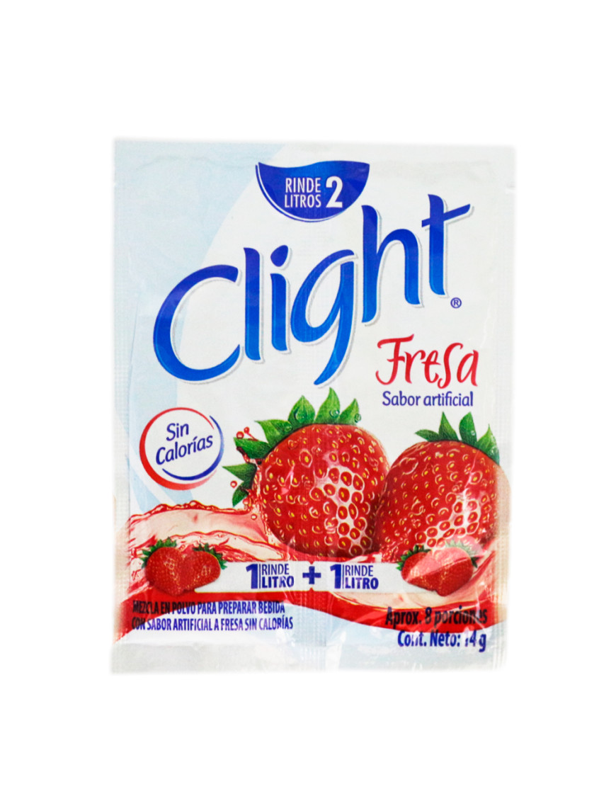 CLIGHT REFRESCOS X 14 GR. FRESA