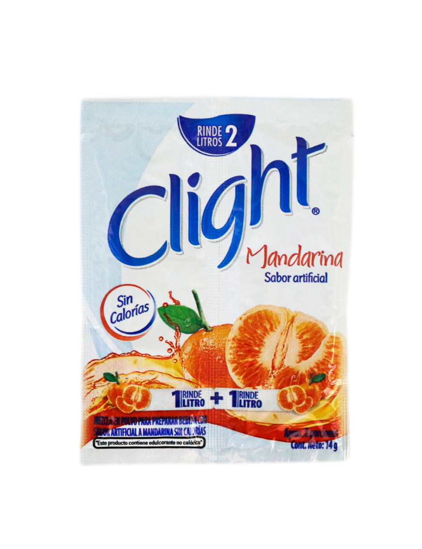 CLIGHT REFRESCOS X 14 GR. MANDARINA