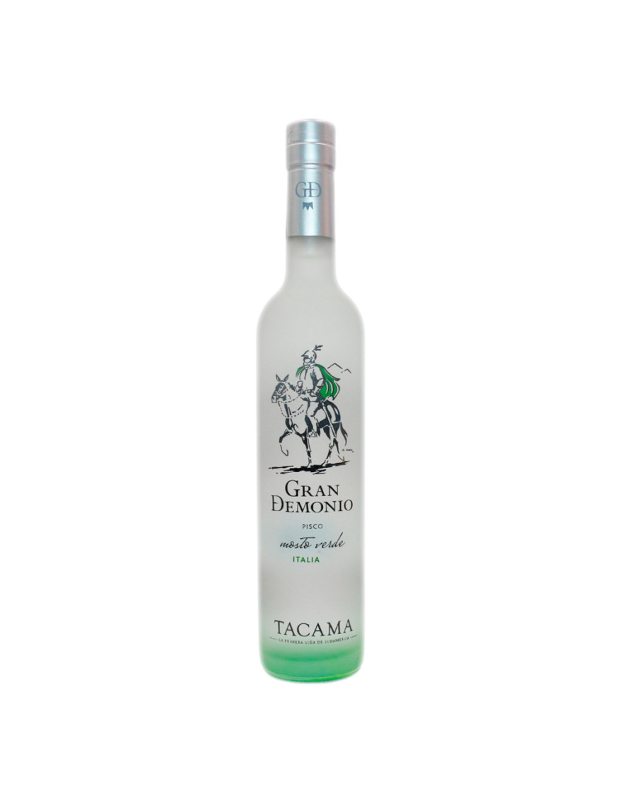 TACAMA PISCO GRAN DEMONIO MOSTO VERDE X 500 ML. ITALIA