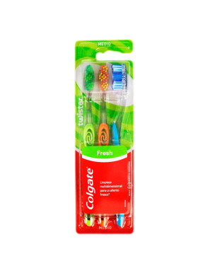 COLGATE CEPILLO DENTAL TWISTER TRIPACK FRESH