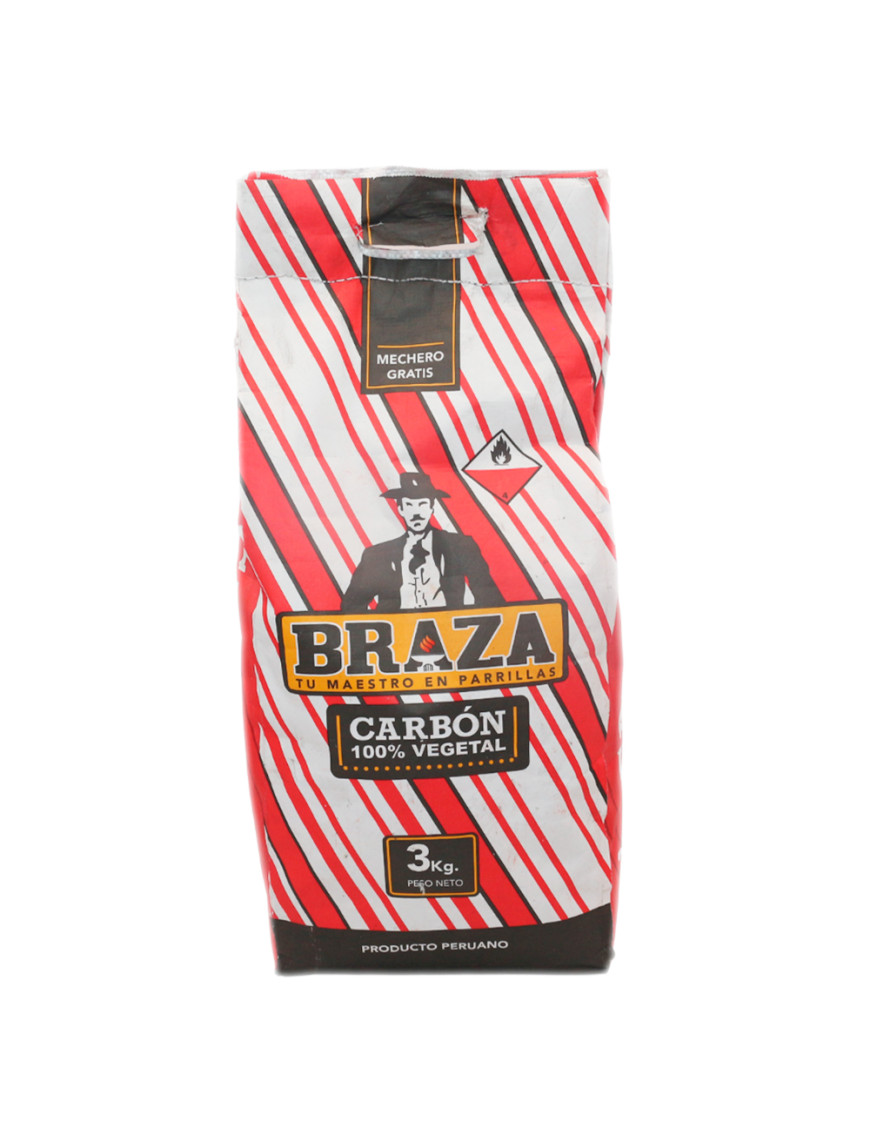 BRAZA CARBON  X 3 KG.