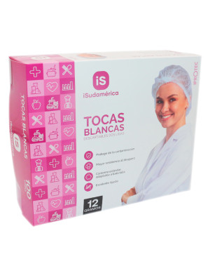 GORRO - TOCA  BLANCA (12...