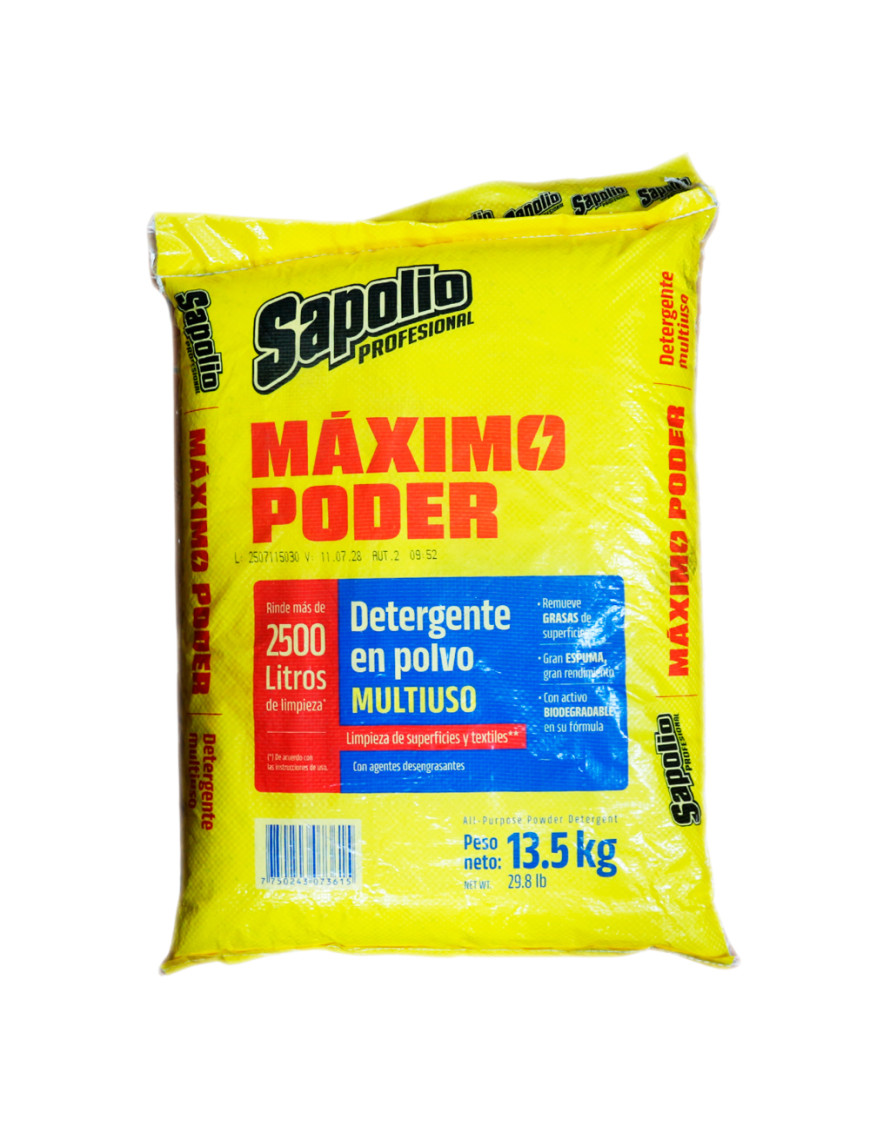 SAPOLIO DETERGENTE A GRANEL X 13.5 KG.