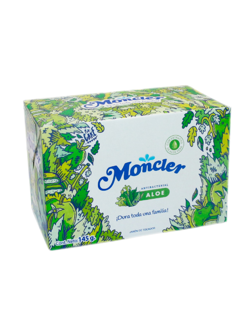 MONCLER JABON ANTIBACTERIAL X 145 GR ALOE